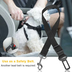 Pet Dog Seat Belt Leash Adjustable Pet Dog Cat Safety Leads Harness - 2Pcs