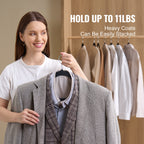 VEVOR Velvet Hangers 50 Pack Black Non-Slip Hangers With 360 Degree Swivel Hook