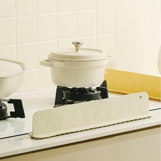Silicone Splash Guard for Kitchen Sink (Pack of 2) - Oil-Proof Water Baffle