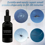 Windshield Glass Repair Kit (Pack of 2) - DIY Car Crack & Chip Fix Resin