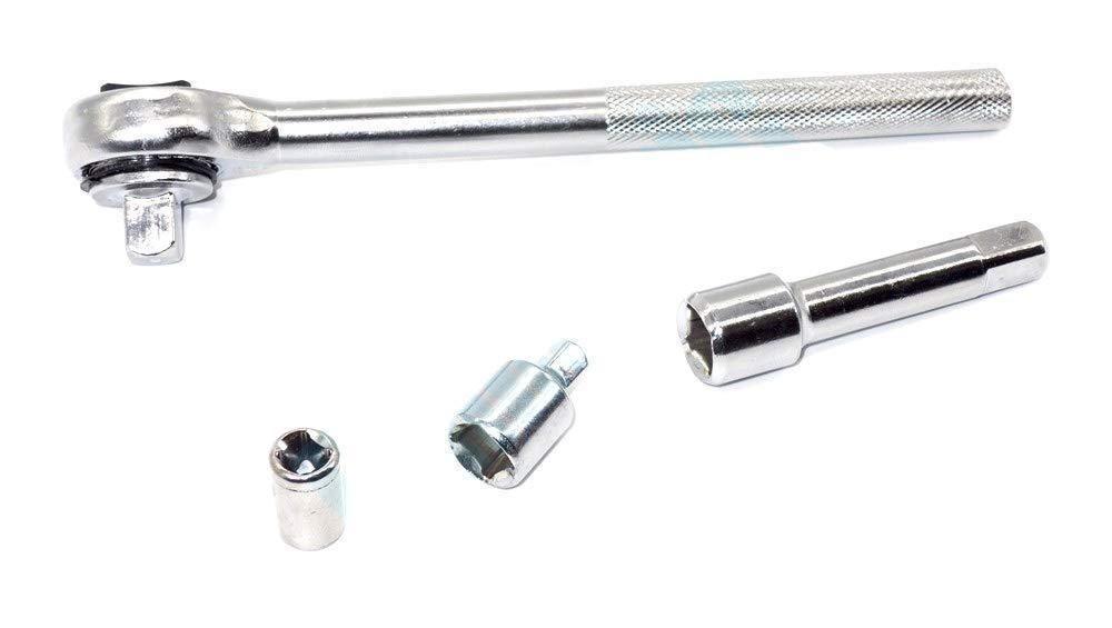 Handy Multi-Functional Socket Wrench Toolset - 50+ Piece Ratchet & Socket Kit with Storage Box