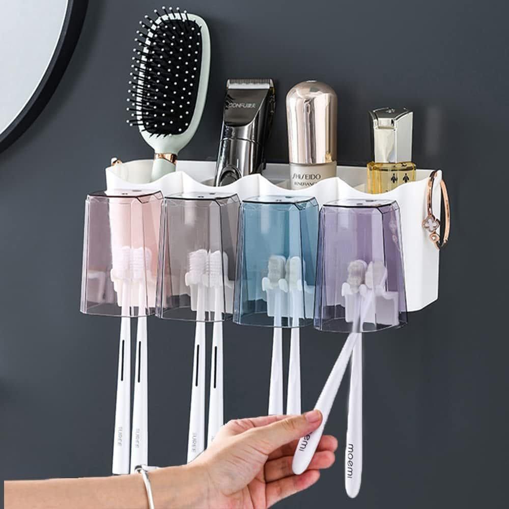 Wall Mounted Toothbrush Holder