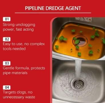 Clearing Blockage Descaling Deodorizing Pipeline Unclogging Agent 100 ml (Pack of 1)