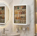 Minimalist Wall-Mounted Bathroom Storage Box - No Drill, Waterproof Shelf Organizer