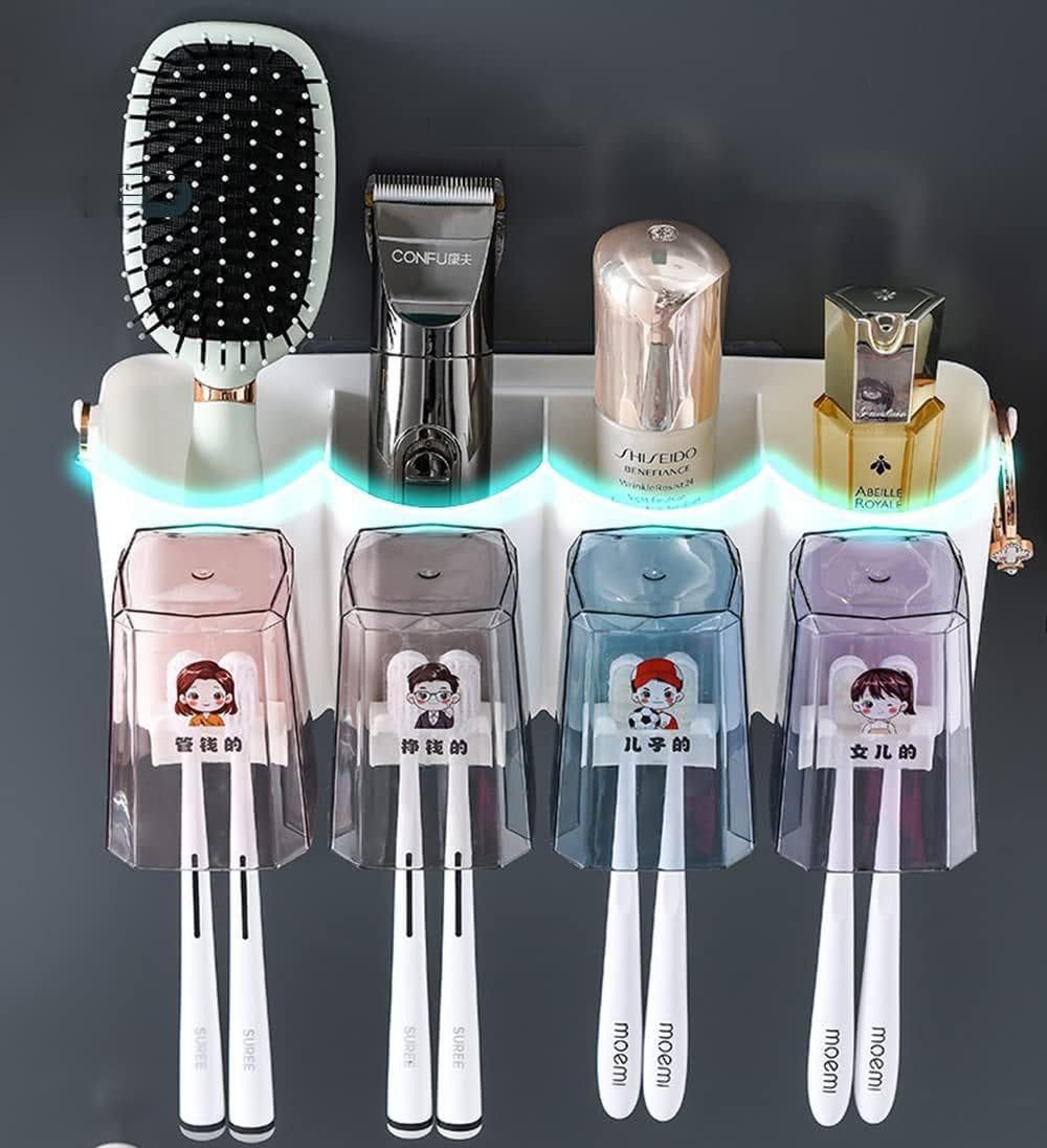 Wall Mounted Toothbrush Holder