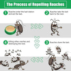 Cockroach Killer Gel (Pack of 2) - Fast-Acting Pest Control Powder Gel