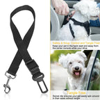 Pet Dog Seat Belt Leash Adjustable Pet Dog Cat Safety Leads Harness - 2Pcs