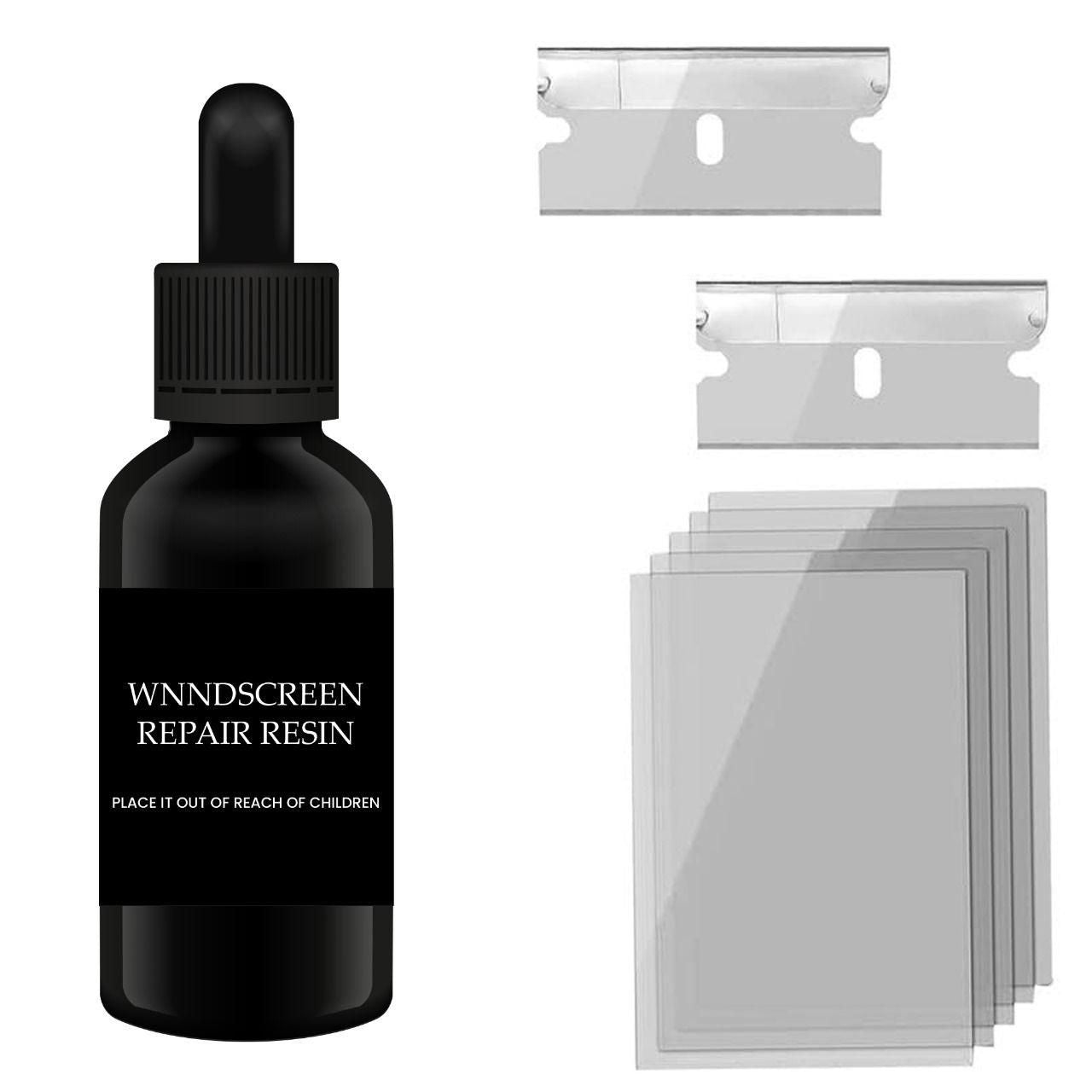 Windshield Glass Repair Kit (Pack of 2) - DIY Car Crack & Chip Fix Resin