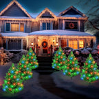 Solar Christmas Tree Solar Powered Trail Multicolor LED Light Christmas Tree