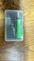 32-in-1 Multipurpose Mini Screwdriver Kit - Magnetic Interchangeable Bits & Wrench Repair Tool Set