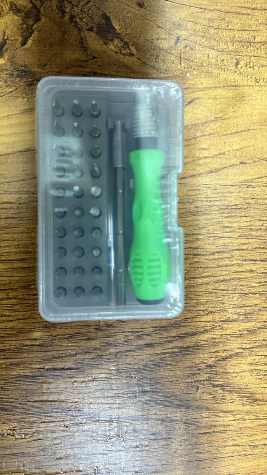 32-in-1 Multipurpose Mini Screwdriver Kit - Magnetic Interchangeable Bits & Wrench Repair Tool Set