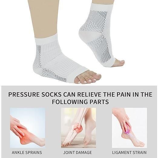 Neuropathy Socks for Men & Women - Pain Relief for Swollen Feet & Ankles (1 Pair)