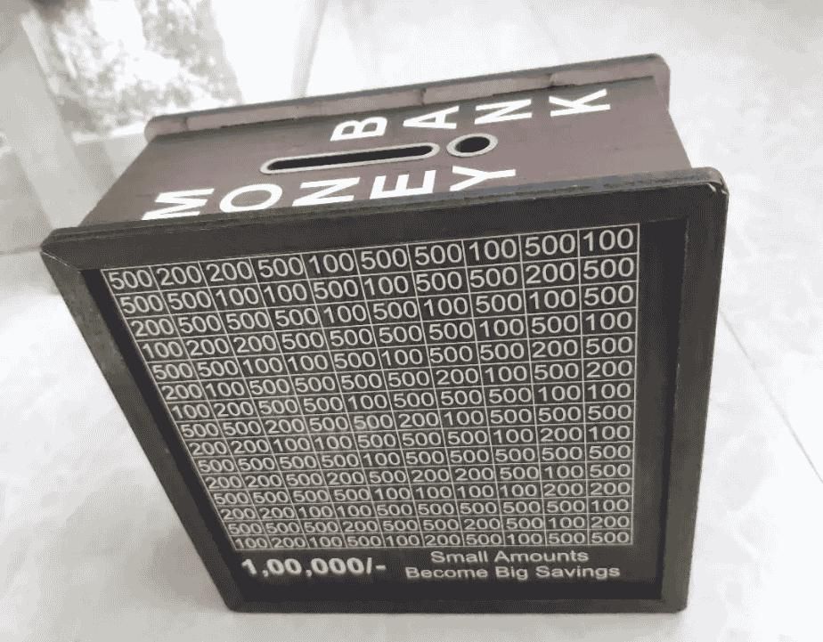 Savings Challenge Piggy Bank - Fun Money Saving Box for Kids & Adults