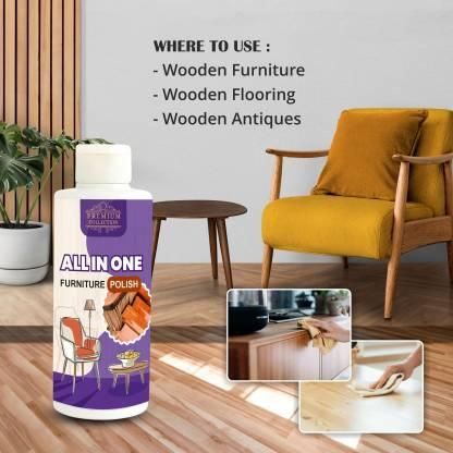 Wood Furniture Cleaner & Shiner 100ml - Floor Coating Polish Spray (Pack of 3)
