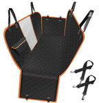 Dog Car Seat Cover | Pet Carrier Hammock | Safety Protector Car Rear Back Seat Mat With Zipper And Pocket For Travel