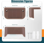 Solar Deck Lights Outdoor - Waterproof LED Garden Path Lights (Pack of 4)