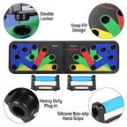 Fitbeast 2.0 Push Up Board - ABS Plastic Pushup Bar with Strong Grip Handle