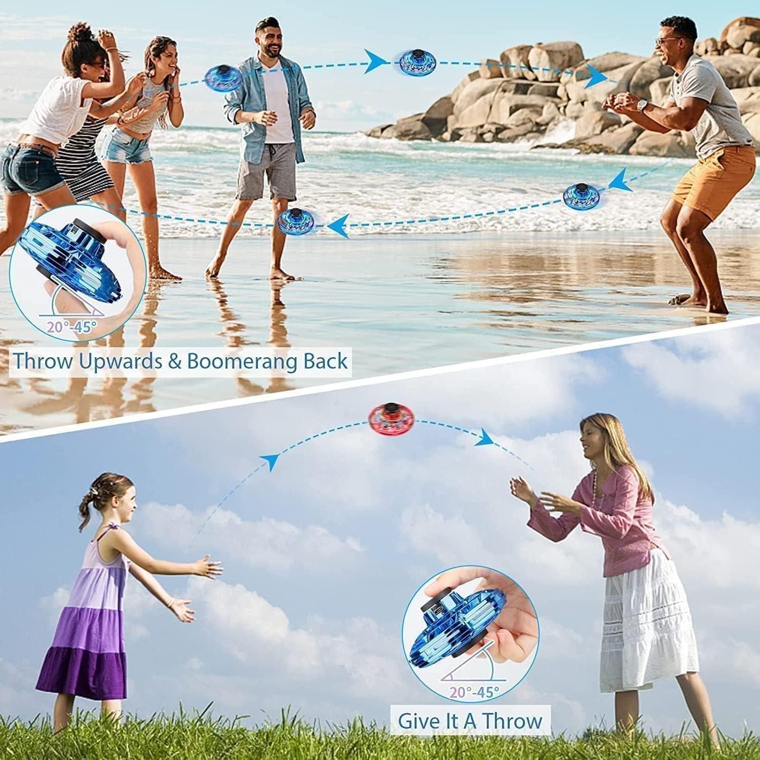 Magic Flying Orb Spinner - Outdoor Wind Spinner Toy for Kids (Multicolor)