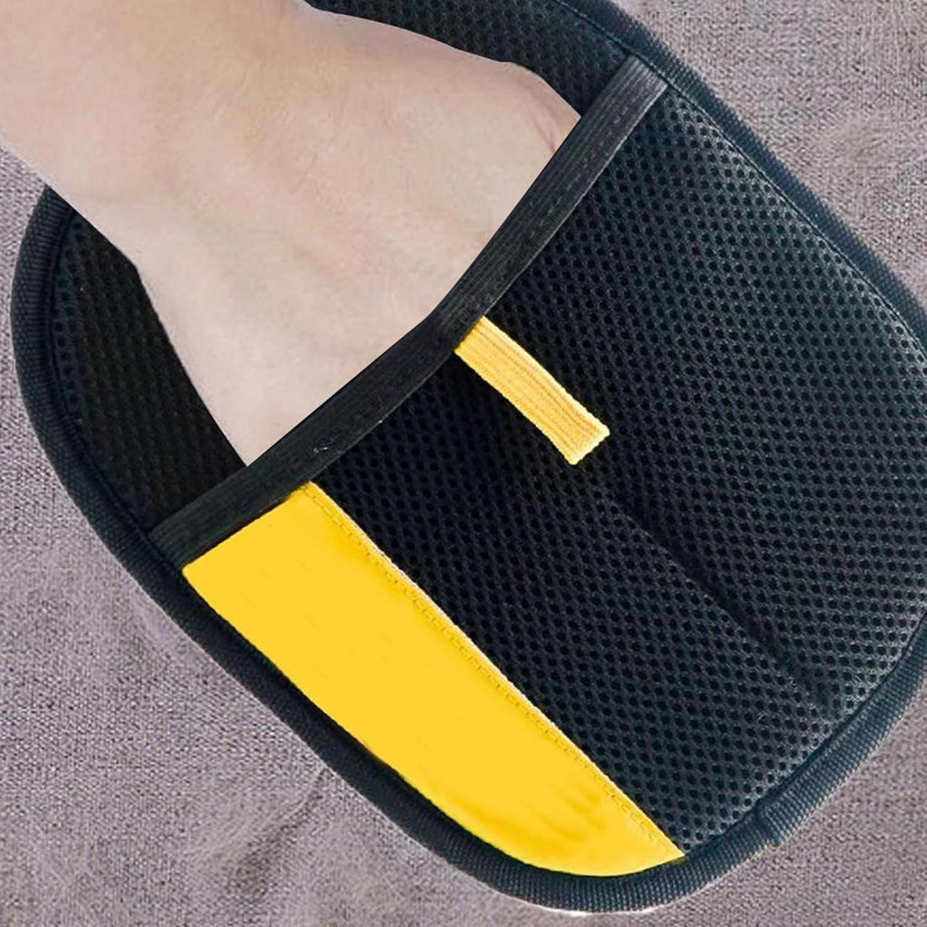 Pet Hair Removal Gloves (Pack of 2) - Double Sided Mesh Grooming Mitt for Dogs & Cats