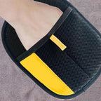 Pet Hair Removal Gloves (Pack of 2) - Double Sided Mesh Grooming Mitt for Dogs & Cats