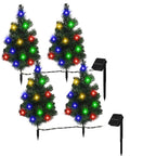 Solar Christmas Tree Solar Powered Trail Multicolor LED Light Christmas Tree