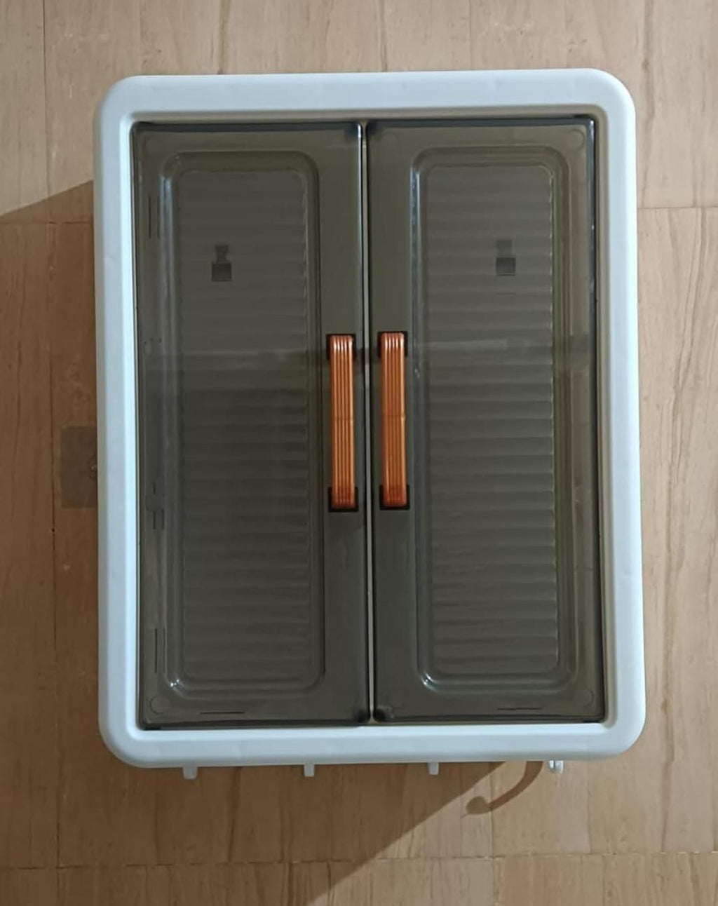 Minimalist Wall-Mounted Bathroom Storage Box - No Drill, Waterproof Shelf Organizer
