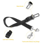 Pet Dog Seat Belt Leash Adjustable Pet Dog Cat Safety Leads Harness - 2Pcs