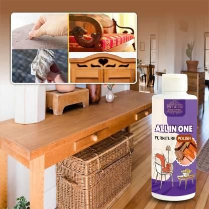 Wood Furniture Cleaner & Shiner 100ml - Floor Coating Polish Spray (Pack of 3)