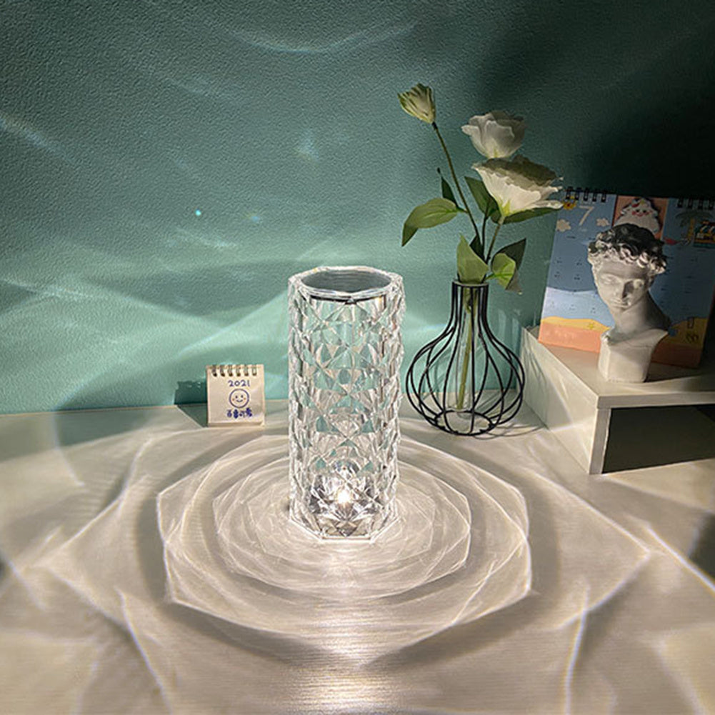 Nordic Crystal Lamp | USB Table/Bedroom Lamps