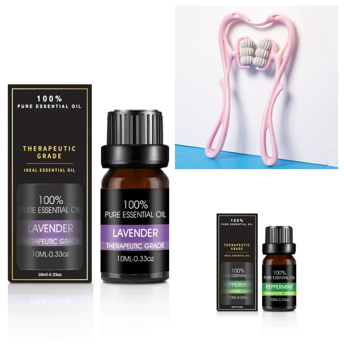 Organic Essential Oils | Natural Therapeutic Grade Aromatherapy Oil Gift Kit For Diffuser