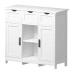 Cabinets With Drawers And Shelves, Living Room, Bedroom, Bathroom Cabinets - White