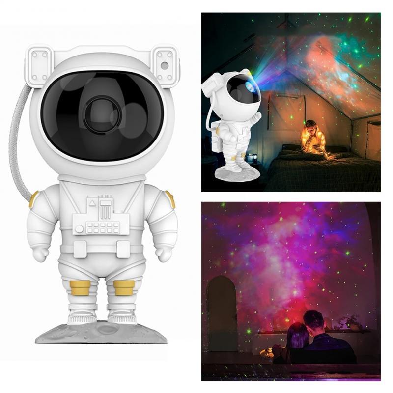 Astronaut Galaxy Starry Sky Projector Nightlight USB Bedroom Table Lamp
