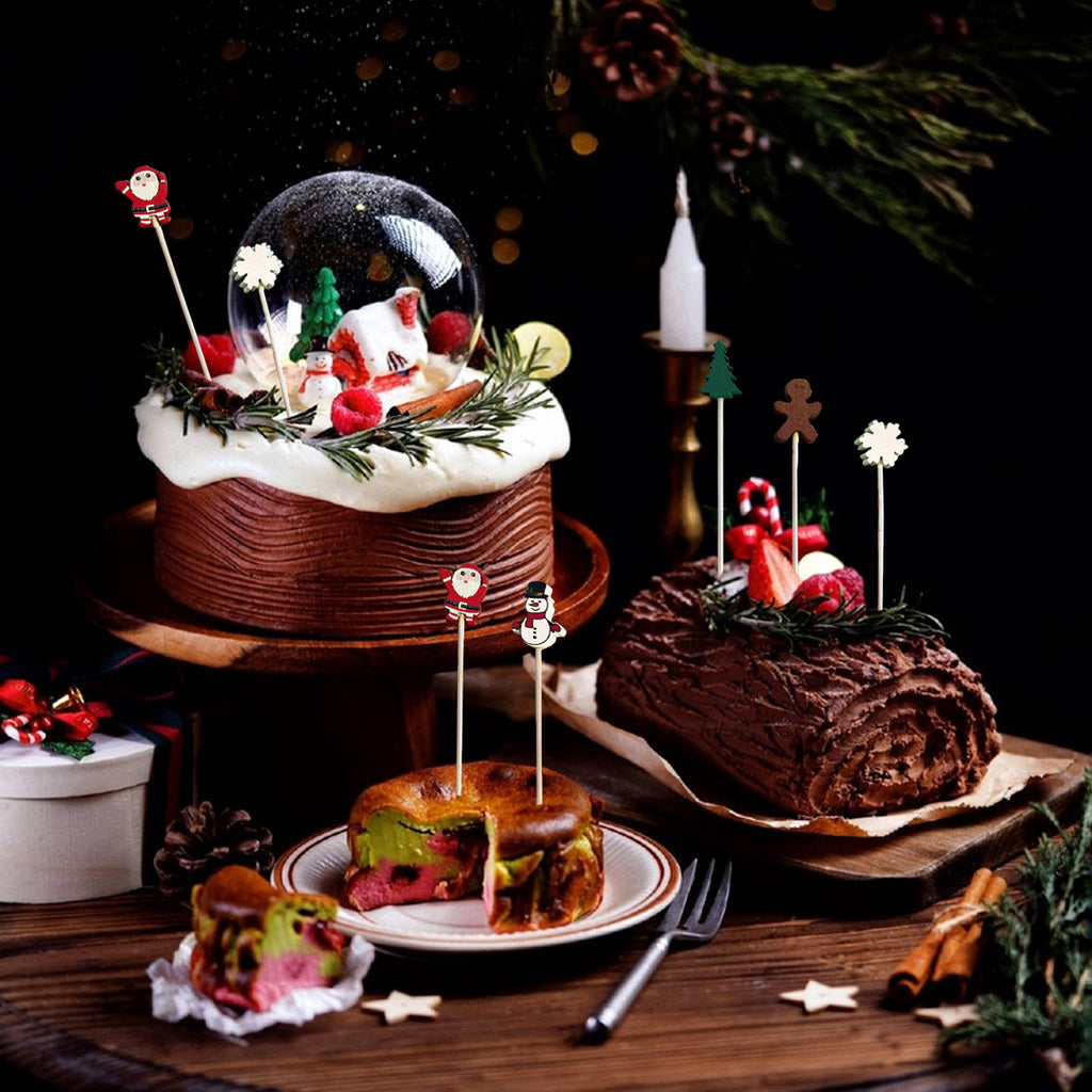 One Hundred  Pieces Christmas Cocktail Picks