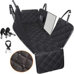 Dog Car Seat Cover | Pet Carrier Hammock | Safety Protector Car Rear Back Seat Mat With Zipper And Pocket For Travel