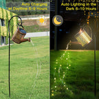 2PCS LED Watering Can Solar Light Strings, Solar Lights Outdoor Decorative Lamp, Solar Lantern Outd