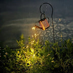 2PCS LED Watering Can Solar Light Strings, Solar Lights Outdoor Decorative Lamp, Solar Lantern Outd